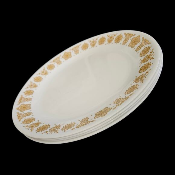 Corelle Golden Butterfly Dinner Plates 10" Set of 4 Livingware by Corning USA - Picture 4 of 6